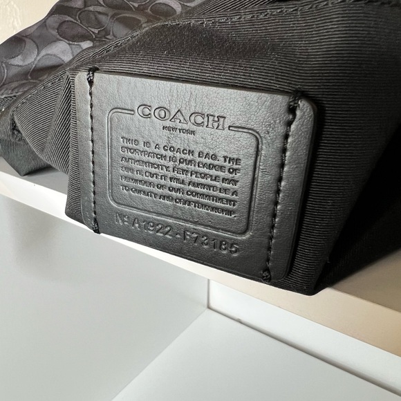 COACH Black Signature Hobo Bag - Picture 3 of 5